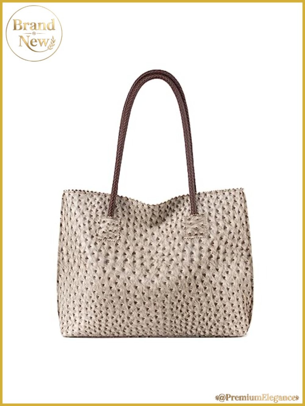 Large Vegan Leather Tote Bag with Zipper for Women Shoulder Purses